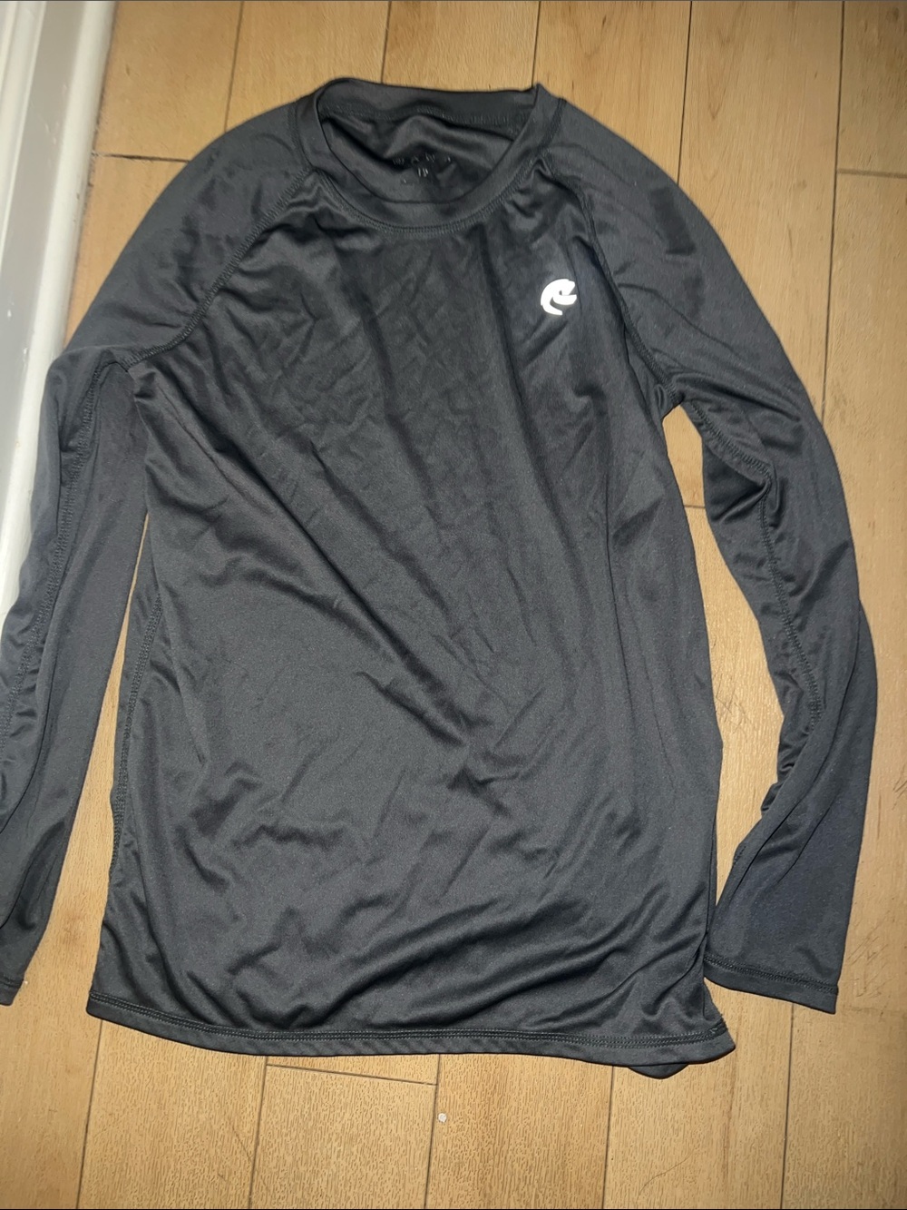 Men's Long-Sleeve Performance/ water  Shirt - Black